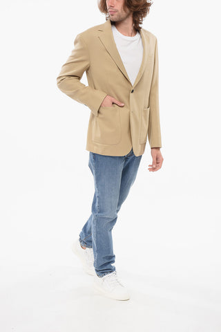 CIRCLE Wool-Blend Blazer Unlined