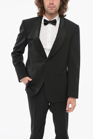 CODE Wool Suit with Shawl Lapel