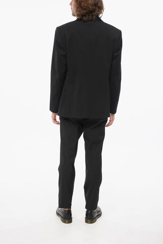 CODE Wool Suit with Shawl Lapel