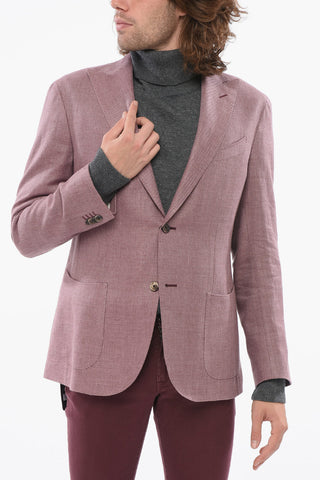 Linen Blend Half-lined Blazer