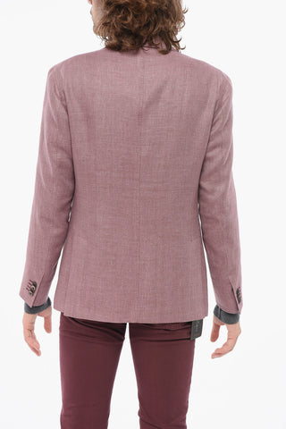 Linen Blend Half-lined Blazer