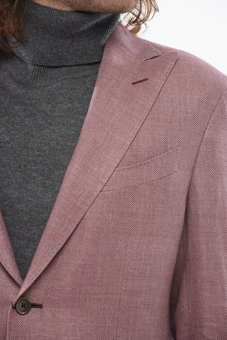 Linen Blend Half-lined Blazer