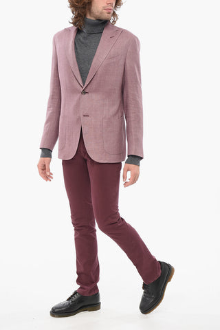 Linen Blend Half-lined Blazer