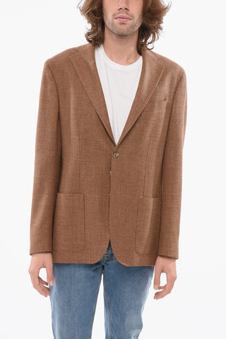 CC COLLECTION Half-lined Hopsack Blazer