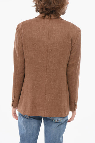 CC COLLECTION Half-lined Hopsack Blazer