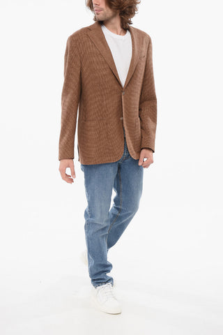 CC COLLECTION Half-lined Hopsack Blazer