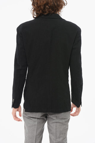 CC Collection Embossed Fabric Blazer RELIGHT with Patch Pockets