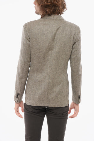 CC Collection Blazer Motivo Herringbone con Rever Lancia