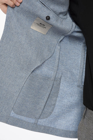 CC COLLECTION Unlined Wool Blend Blazer