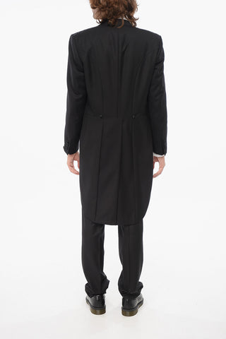 Virgin Wool Peak Lapel MANTUA Tail-Coat