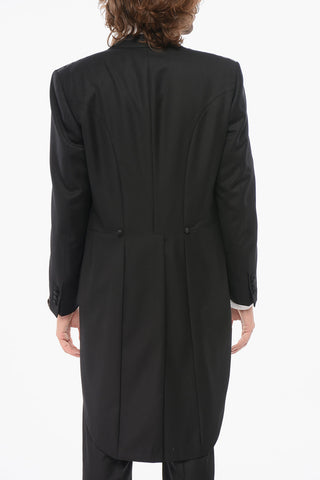 Virgin Wool Peak Lapel MANTUA Tail-Coat