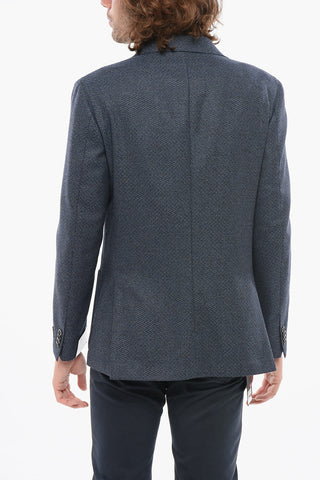 FULL-TIME Blazer Monopetto In Misto Lana