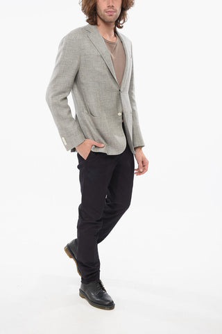 Linen-Blend Single-Breasted Blazer GATE