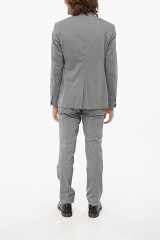 CC BROTHERS Double-breasted Suit with Peak Lapel