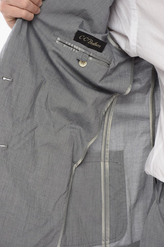 CC BROTHERS Double-breasted Suit with Peak Lapel