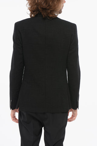 CC Collection Cool Wool RESET Blazer with 3D Tone on Tone Motif