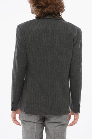 CC Collection Blazer REFINED in Lana Goffrata con Taschino a Toppa