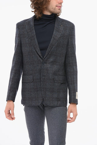 CC COLLECTION Blazer In Lana RETAILOERD LIGHT Sfoderato Tartan
