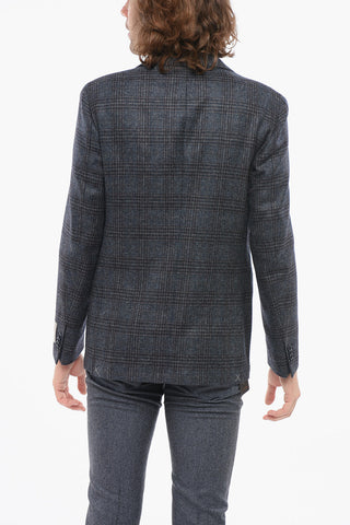 CC COLLECTION Blazer In Lana RETAILOERD LIGHT Sfoderato Tartan