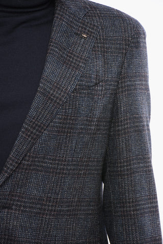 CC COLLECTION Blazer In Lana RETAILOERD LIGHT Sfoderato Tartan