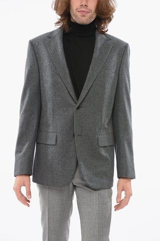 CIRCLE Blazer in Lana Vergine con Tasche ad Aletta 