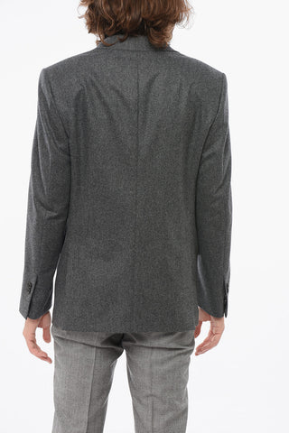 CIRCLE Blazer in Lana Vergine con Tasche ad Aletta 