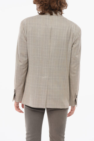 CIRCLE Single-Breasted Blazer Unlined with Patch Pockets