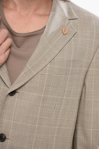 CIRCLE Single-Breasted Blazer Unlined with Patch Pockets