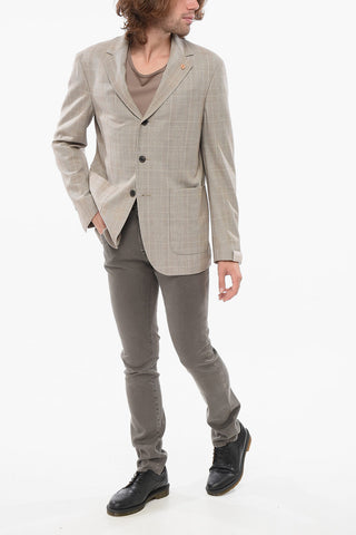 CIRCLE Single-Breasted Blazer Unlined with Patch Pockets