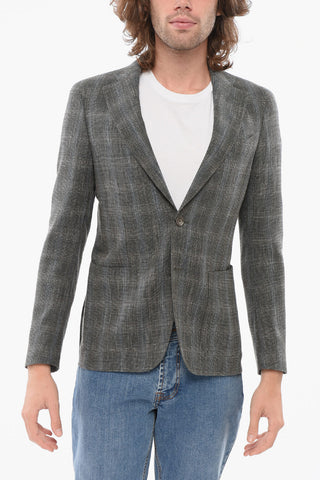 CC Collection Blazer REWARD in Fresco Lana con Motivo a Quadri