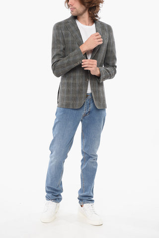 CC Collection Blazer REWARD in Fresco Lana con Motivo a Quadri