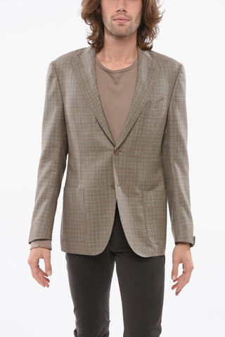 Blazer GATE Semifoderato con Motivo Pied de Poule