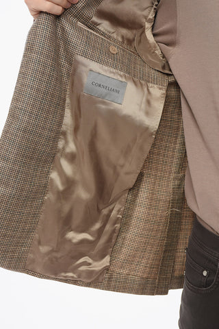 Blazer GATE Semifoderato con Motivo Pied de Poule