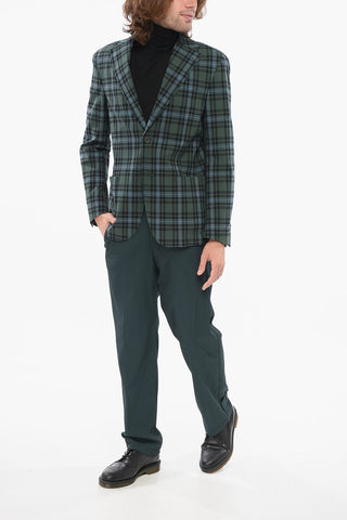 CC Collection Blazer RELIGHT aus geprägtem Stoff mit Tartanmuster