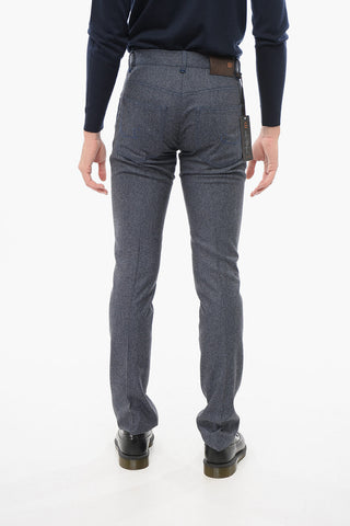 ID Wool Pants with Buttoned Closure
