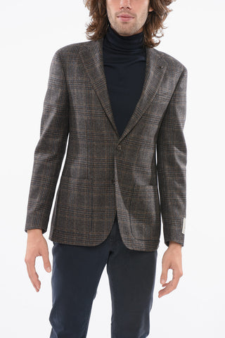 CC COLLECTION Tartan Half-lined REFINED Wool Blazer