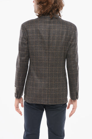 CC COLLECTION Tartan Half-lined REFINED Wool Blazer