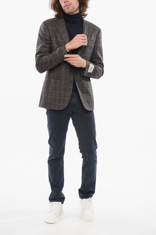 CC COLLECTION Tartan Half-lined REFINED Wool Blazer