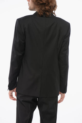 Wool CERIMONIA ACADEMY Suit with Shawl Lapel