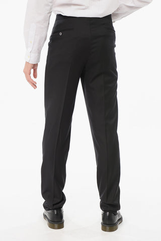 Wool CERIMONIA ACADEMY Suit with Shawl Lapel