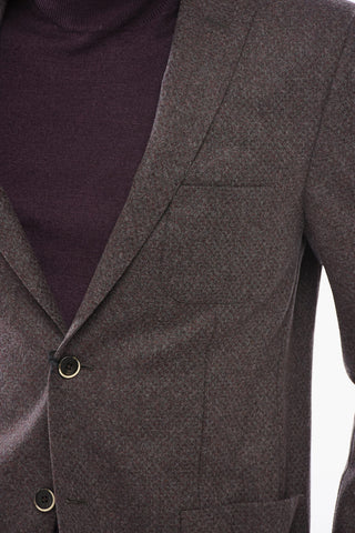 Blazer aus Schurwolle mit aufgesetzten Taschen