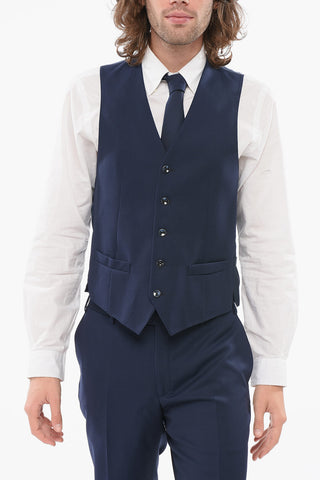Abito in Lana Vergine con Gilet
