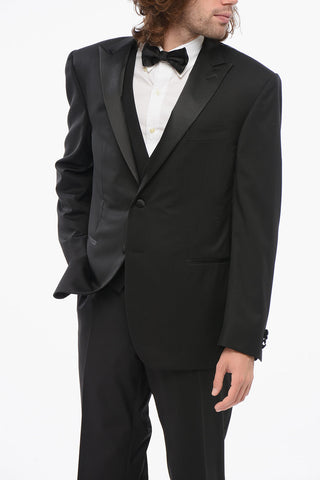 CODE Three-Piece Suit With Peak Lapel