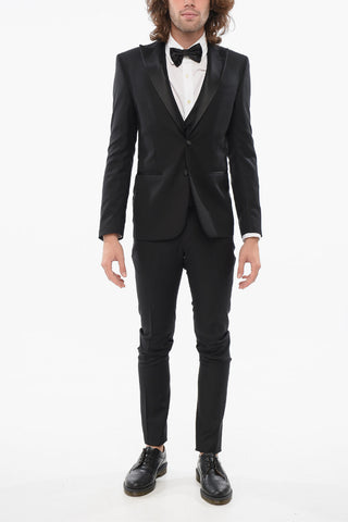 CODE 3 Piece Suit with Peak Lapel