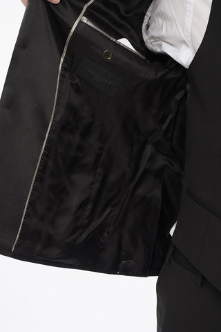 CODE 3 Piece Suit with Peak Lapel