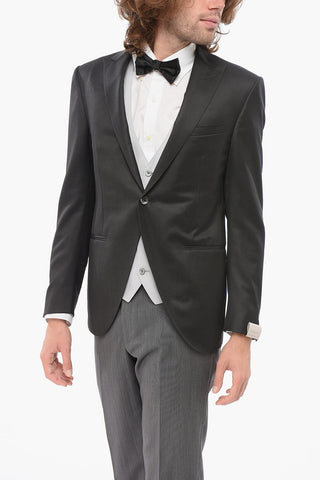 3 Pieces ACADEMY Suit With Striped Pants