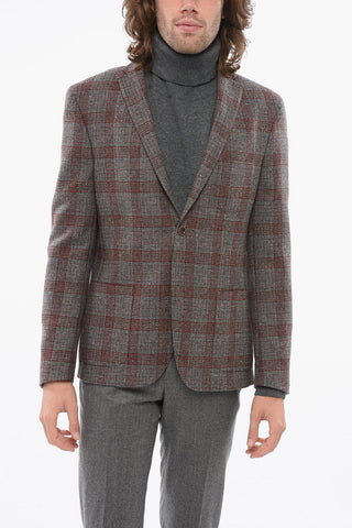 Blazer Glen Plaid Mit Aufgesetzter Brusttasche