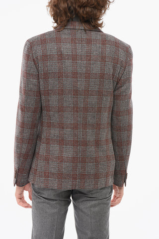 Blazer Glen Plaid Mit Aufgesetzter Brusttasche