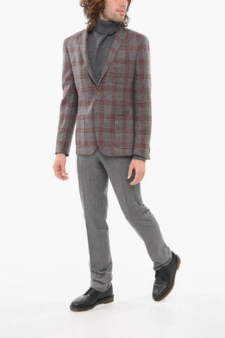 Blazer Glen Plaid Mit Aufgesetzter Brusttasche