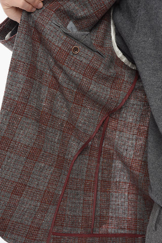 Blazer Glen Plaid Mit Aufgesetzter Brusttasche